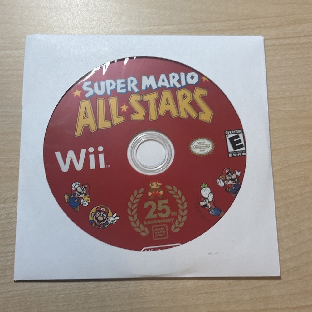 Super Mario All Stars (Nintendo Wii, 2011) Disc Only E Tested - Picture 5 of 6